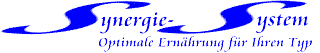 Synergie-System: Ihr pers�nlicher Ern�hrungstyp, f�r optimale Gesundheit, Vitalit�t und Fitness, gegen �bergewicht ohne Di�t f�r leichtes Abnehmen. Gegen Krankheiten, mangelnde Energie und Ersch�pfung.